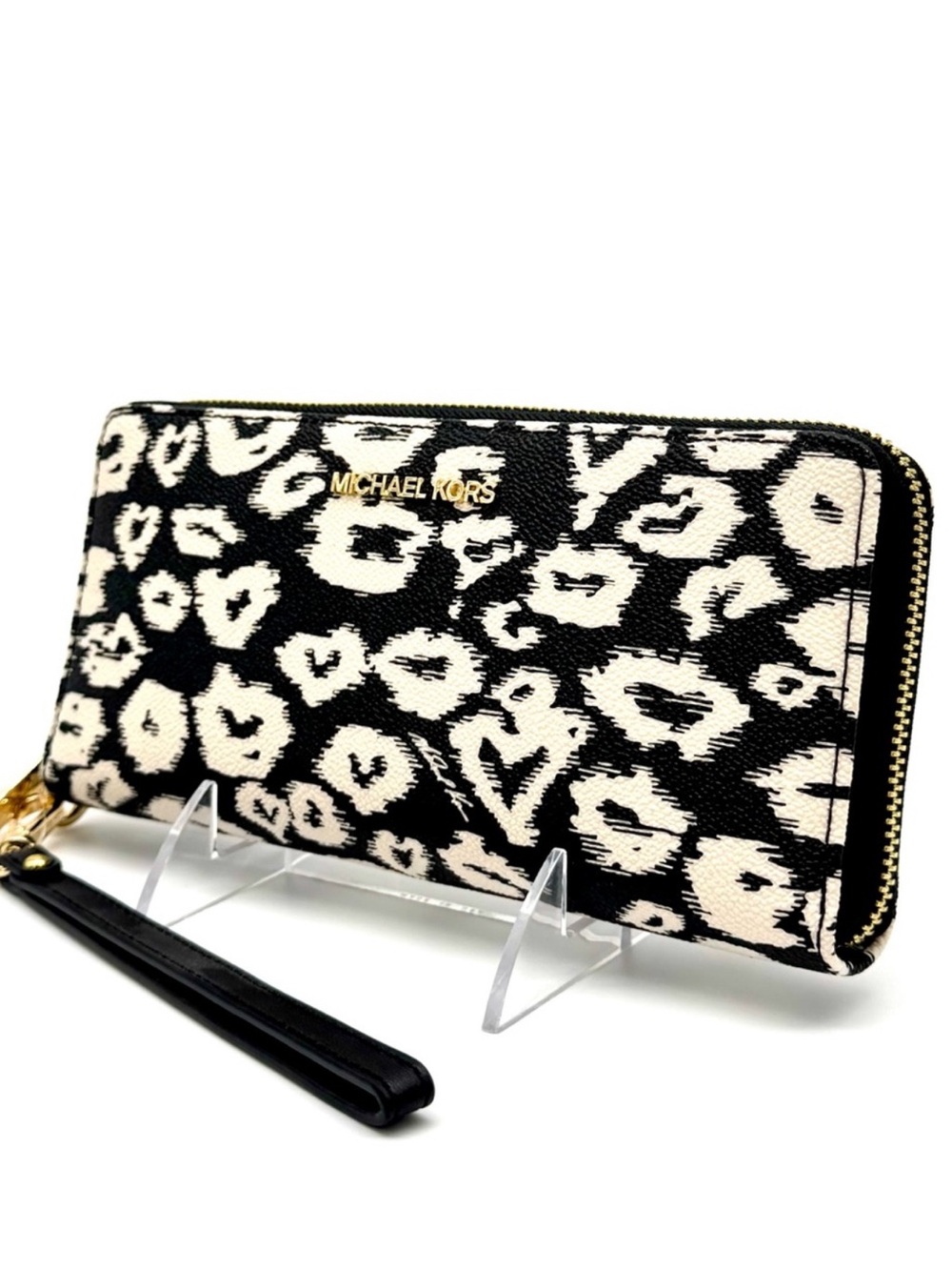 Michael Kors Large Continental Wallet - Black Multi